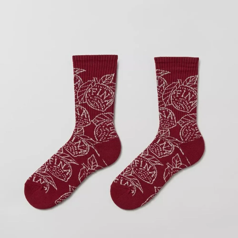 NWT Urban Outfitters Orange Crush Crew Socks